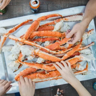 Click to view full screen Jumbo Frozen King Crab Legs photo review
